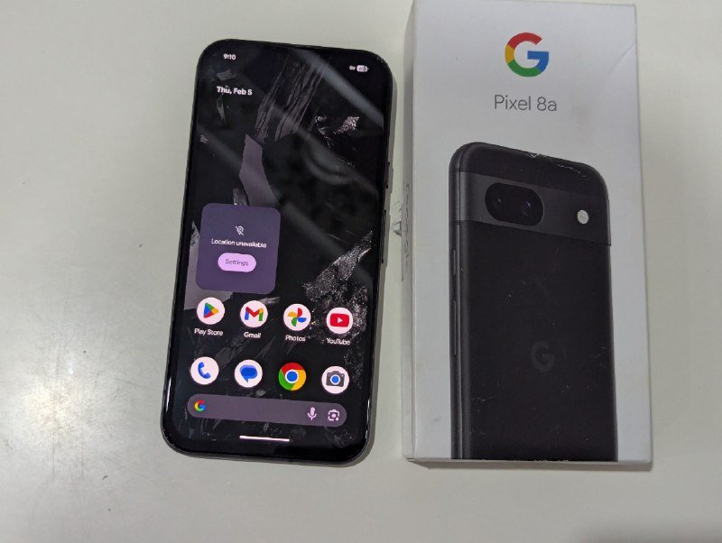 Google Pixel 8a телефон с коробкой и чехлом