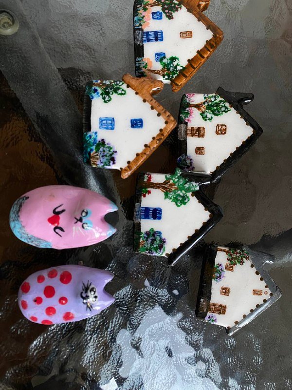 Колесо и шар для хомячка, картины с котиками, подставки для аромапалочек, значки 6