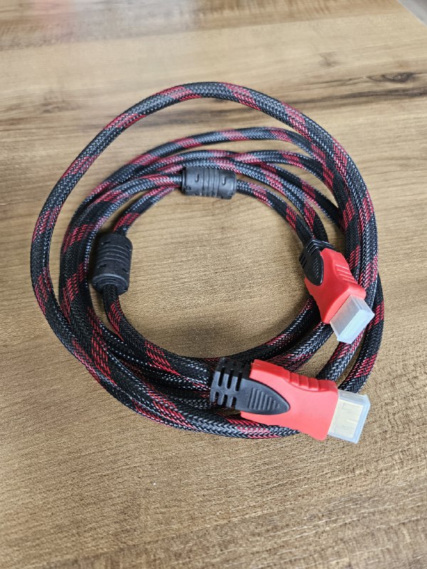 Видеокабель HDMI 2,5 м черный матовый 4К