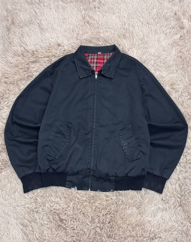 Черный Харингтон куртка размер S