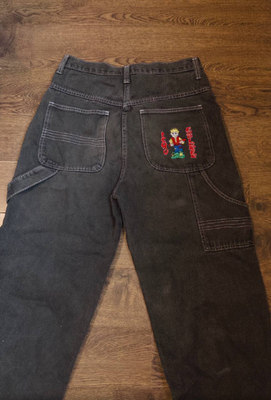 Джинсы черные Stradivarius 5