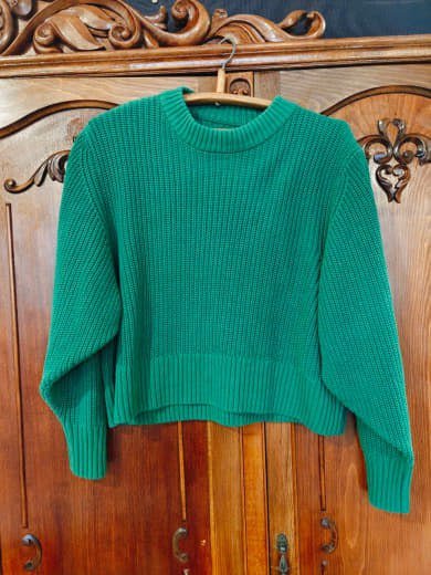 Пуловер женский Monki хлопок акрил оверсайз М