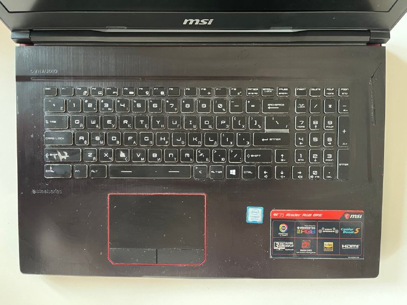 Игровой ноутбук MSI GE73 Raider RGB 8RE 3
