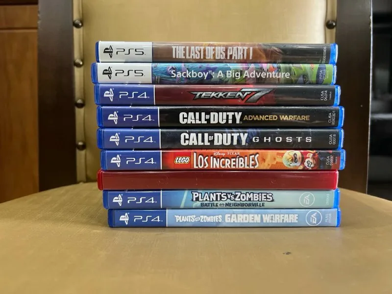 Диски PS4/PS5 Call of Duty, Sackboy, The Last of Us, Tekken, Plants vs. Zombies, LEGO