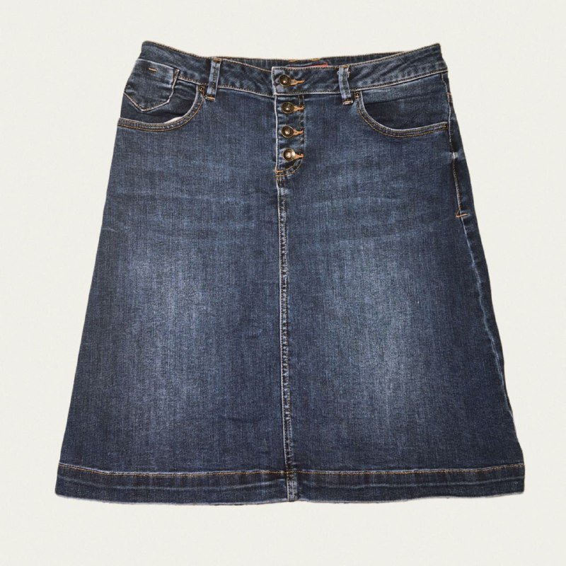 Винтажные джинсовые юбки 38 размера 3