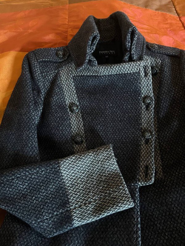 Пальто Patrizia Pepe в стиле мундира, размер S 2