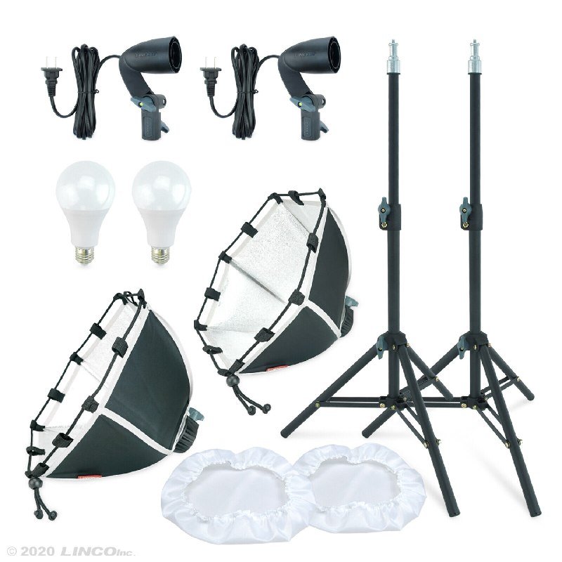Комплект для фото/видеосъёмки софтбоксы и стойки