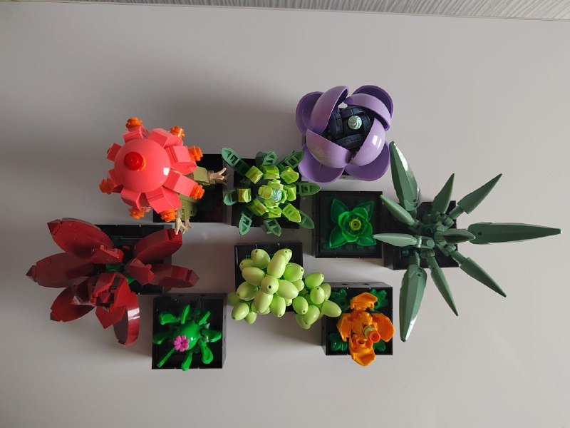 Lego суккуленты набор 2