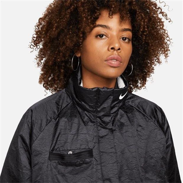 Женская куртка-пуховик NIKE L oversize черная 4