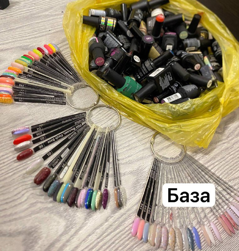 Пластины для стемпинга, наклейки, гель лаки, блестки, типсы, дегидратор, крем, дезинфекция 1