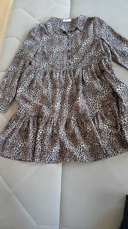 Платье женское леопардовое
