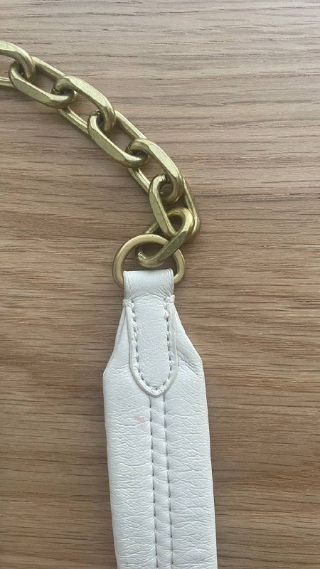 Дутая сумочка ZARA с цепочкой и текстильным чехлом 5