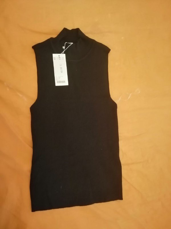 черная женская майка размер L