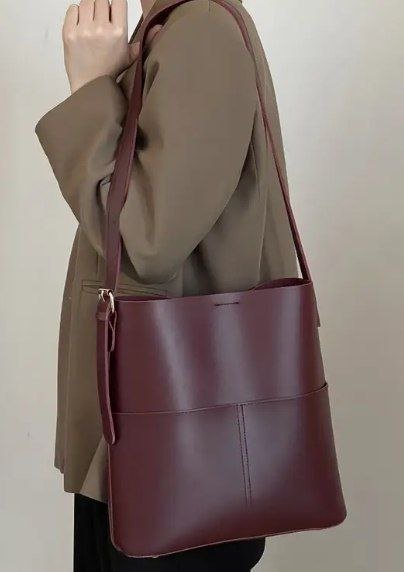 Женские сумки коричневая, светло-бежевая, бордовая 8