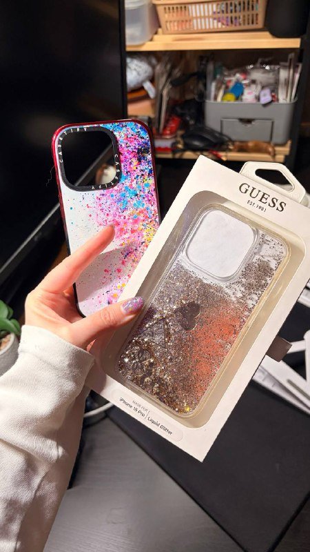 Чехол-аквариум Guess, Чехол Casefity для iPhone 15 pro