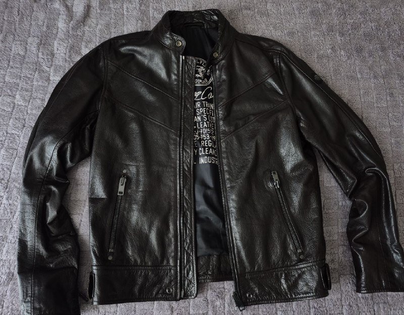 Кожаная куртка Tommy Hilfiger, Куртка Diesel из кожи бизона, зимняя куртка Diesel 5
