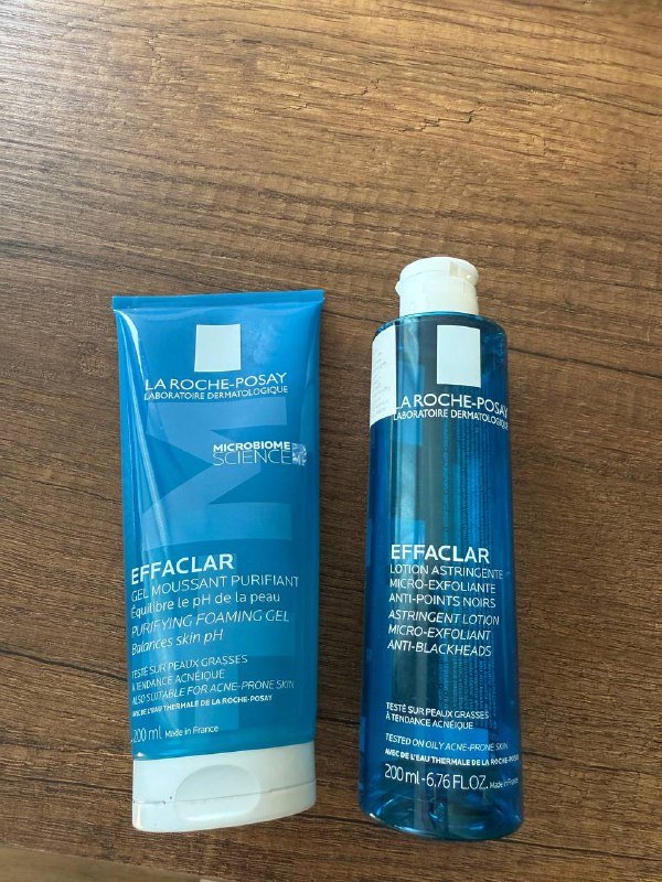 Тоник и гель для умывания La Roche-Posay