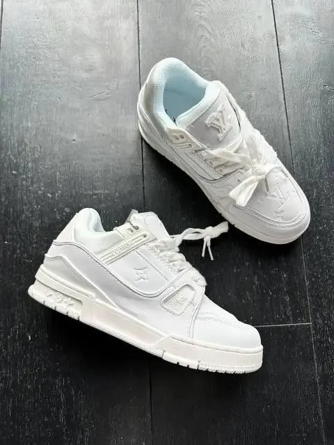 Оригинальные кроссовки Louis Vuitton LV Trainer White