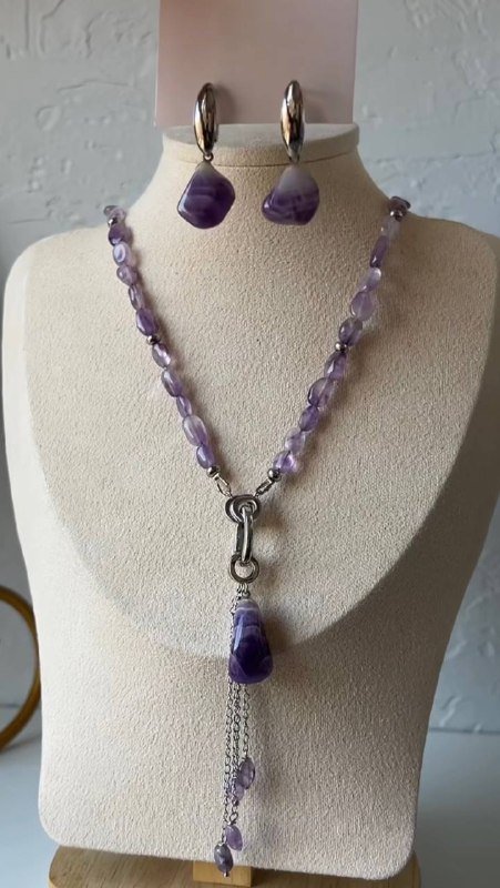 Ожерелья, браслеты из натуральных камней, серебра и золота 4