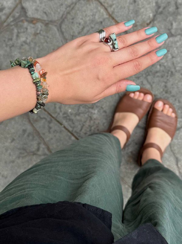 Авторские серебряные кольца с натуральными опалами 3