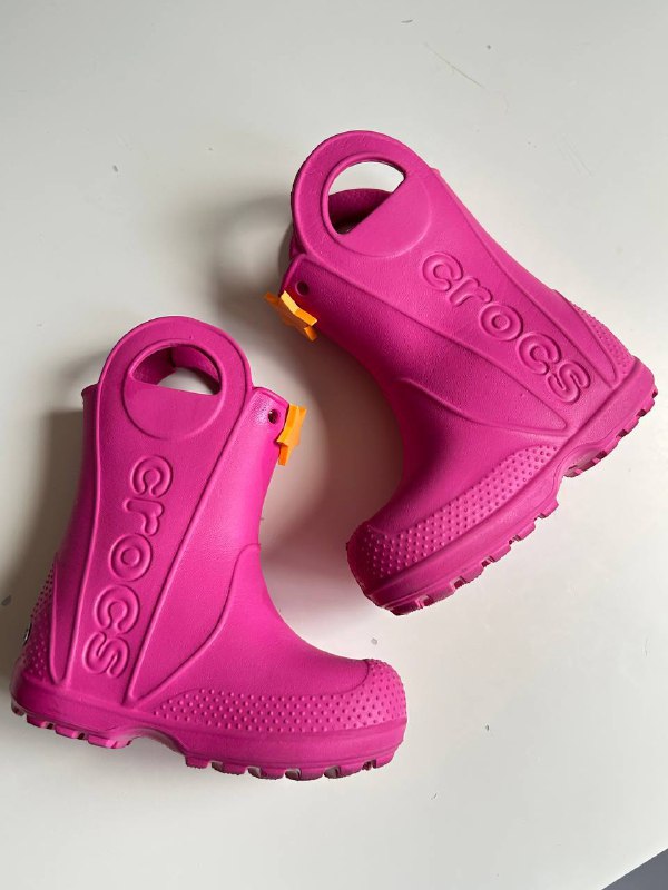 Сапоги Crocs детские C6 розовые 2