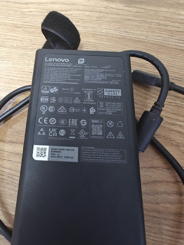 Оригинальная зарядка Lenovo legion Y9000 IAX10H