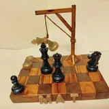 Шахматный сувенир ручной работы 2