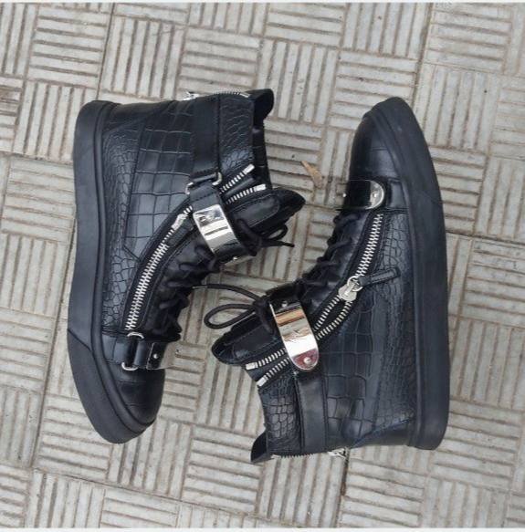 Giuseppe Zanotti Crocodile мужские ботинки 42