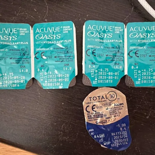 Контактные линзы Acuvue -4,75, Total -5,00
