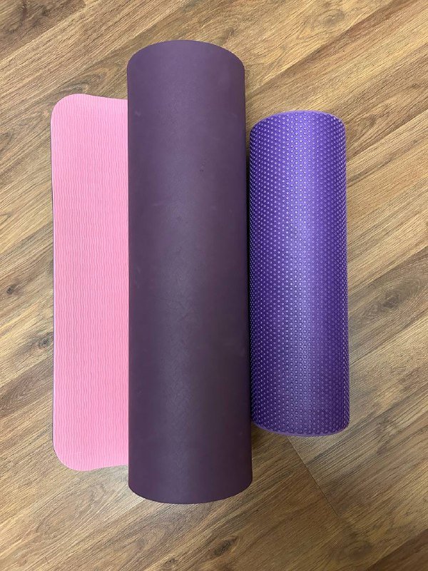 Коврик для йоги, пилатес ролл 2