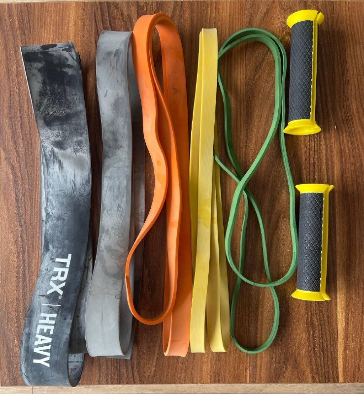 Фитнес-резинки TRX и ручки