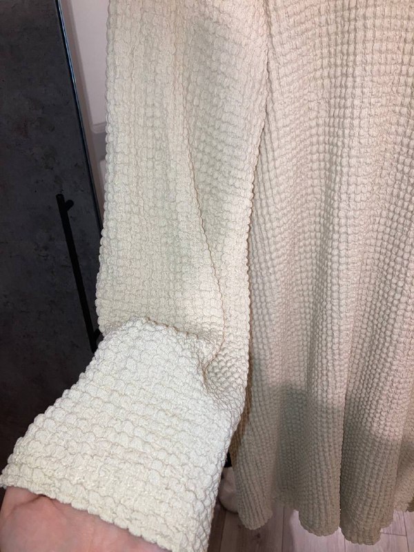 Лимонное платье с удлиненными рукавами one size 2