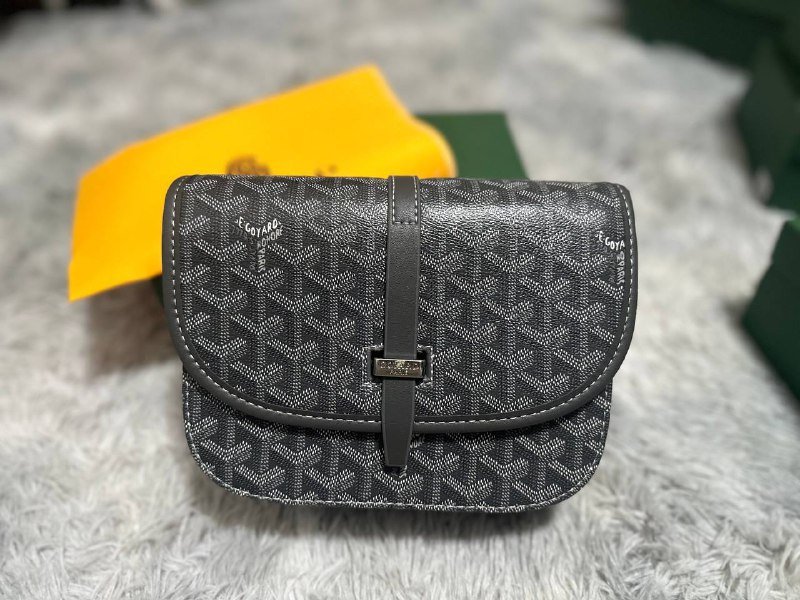 Сумка goyard черная, белая, зеленая