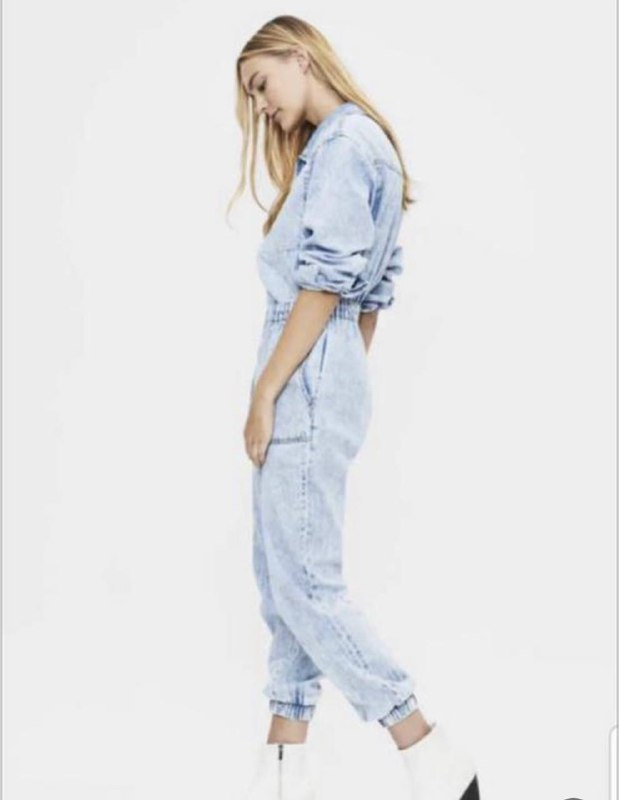 Джинсовый комбинезон Bershka XS 3
