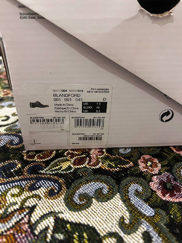 Мужские туфли ALDO из натуральной кожи, размер 40 6