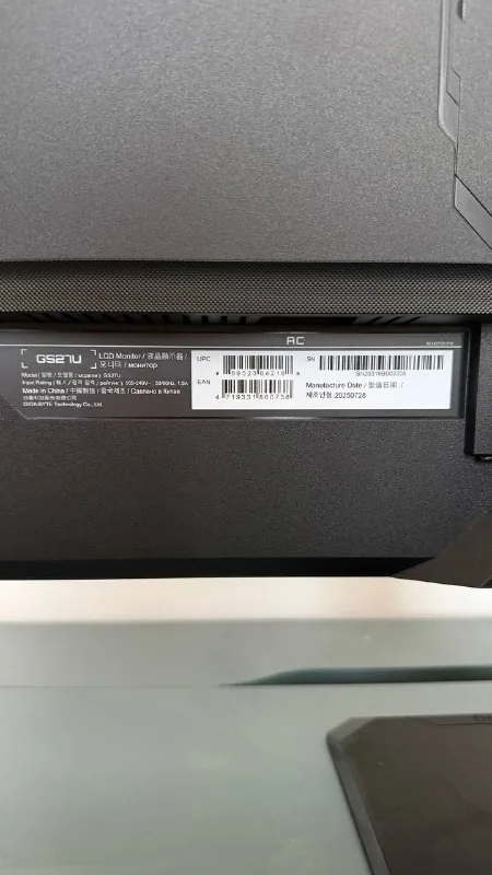 Монитор Gigabyte 4k 165hz 1
