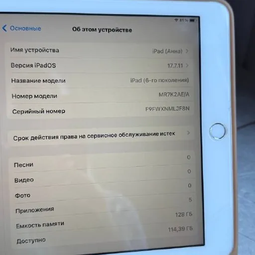 Apple iPad 6 поколения 128 GB