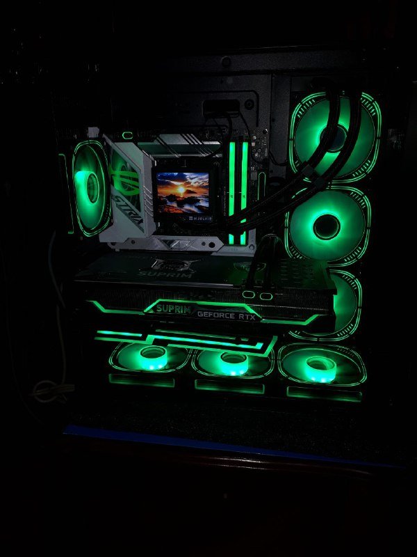 Компьютер настольный, монитор AOC Q27G2E/BK 27" 2K 155Hz 4