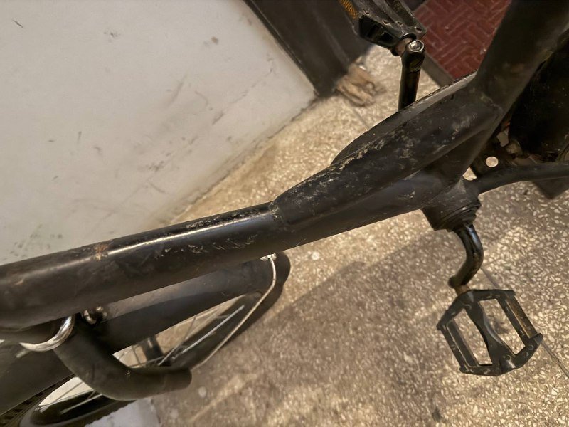 Детский велосипед 16 с дополнительными колесиками и подножкой 2