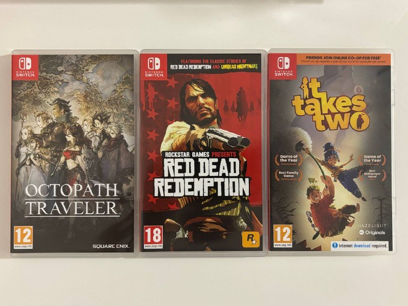 Octopath Traveller, Red Dead Redemption, It Takes Two