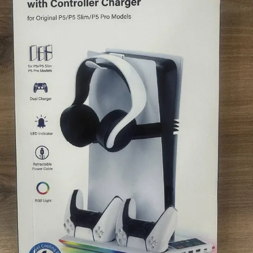 PS5 cooling stand, controller charger