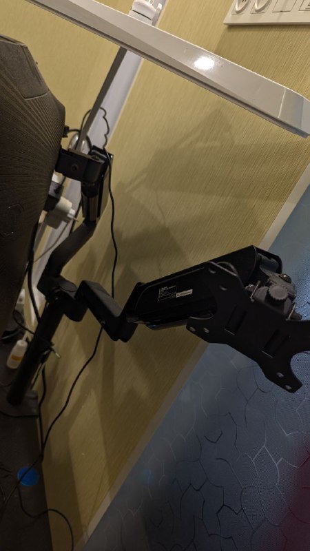 Настольный кронштейн держатель для двух мониторов