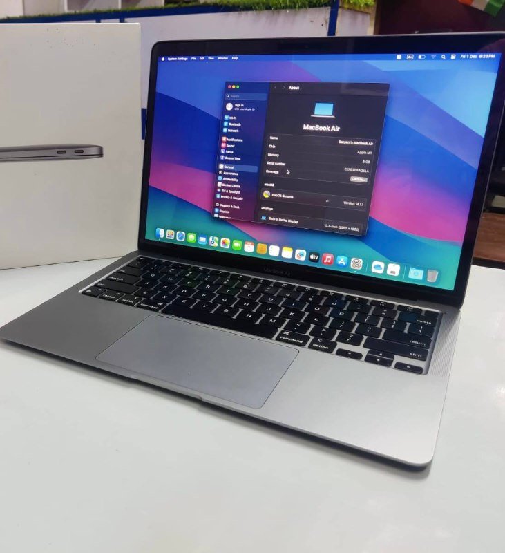 MacBook Air 13 M1 8GB 256GB SSD серебристый 2