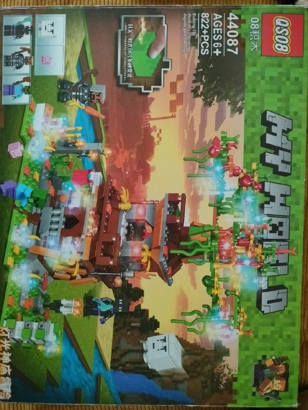 Конструктор Minecraft 822 детали