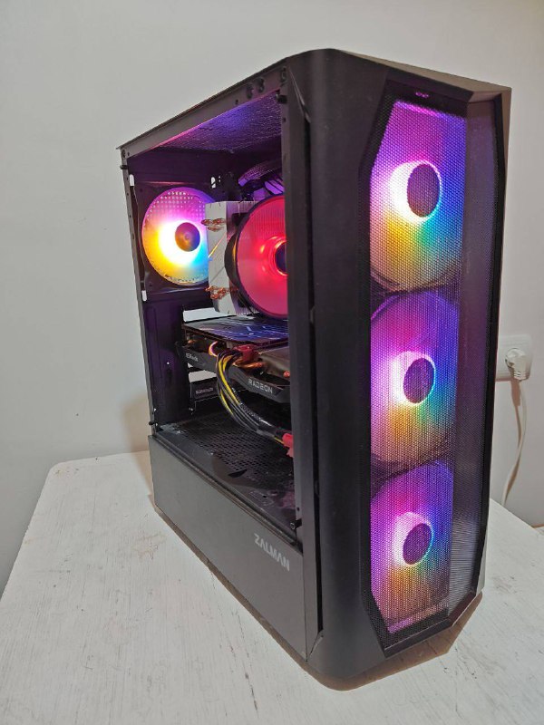 Игровой компьютер Ryzen 5 3500x, RX 6600 8 GB, 16 GB RAM, SSD 256 2