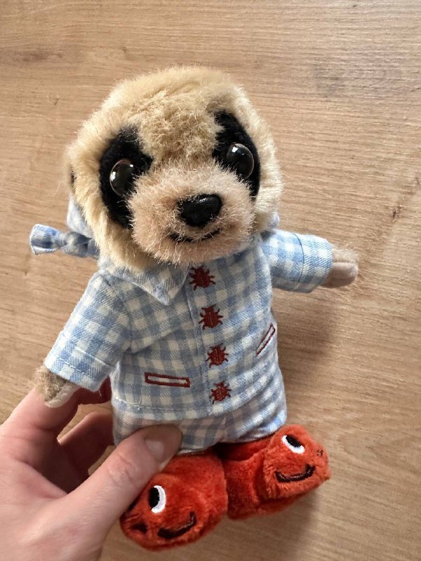 Мягкая игрушка сурикат в школьной форме, в пижаме, новогодний олень 6