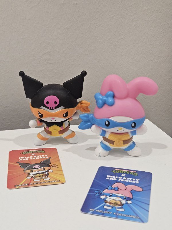 Фигурки McDonalds x Minecraft, Hello Kitty и Ninja Turtles 2