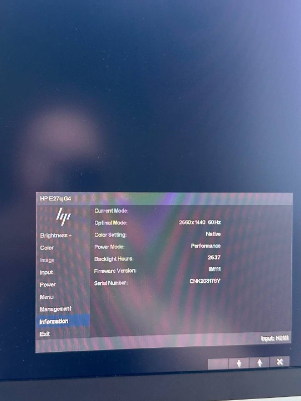Монитор HP E27q G4 с дефектами 4