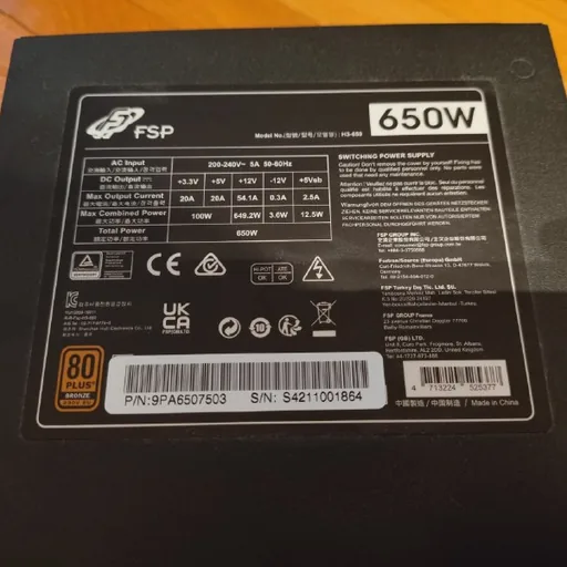 Блок питания FSP HYPER 80+ PRO 650W