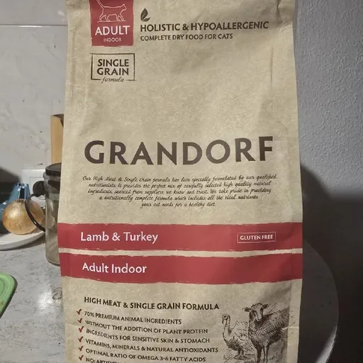 Бесплатно корм Grandorf Adult Indoor для кошек